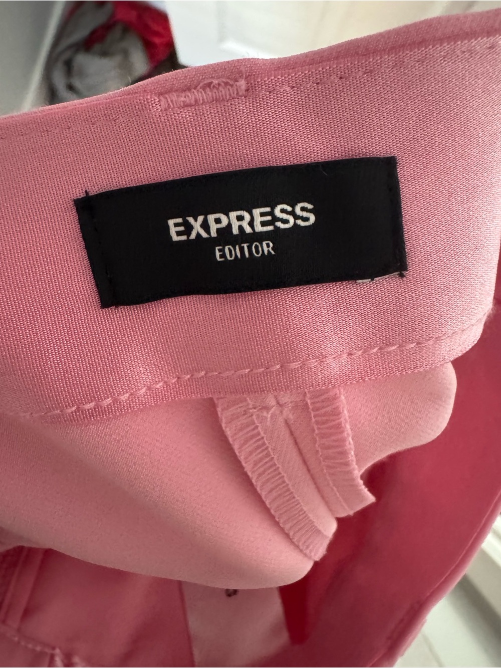 Express Pink Double-Breasted Blazer Jacket - Picture 4 of 6